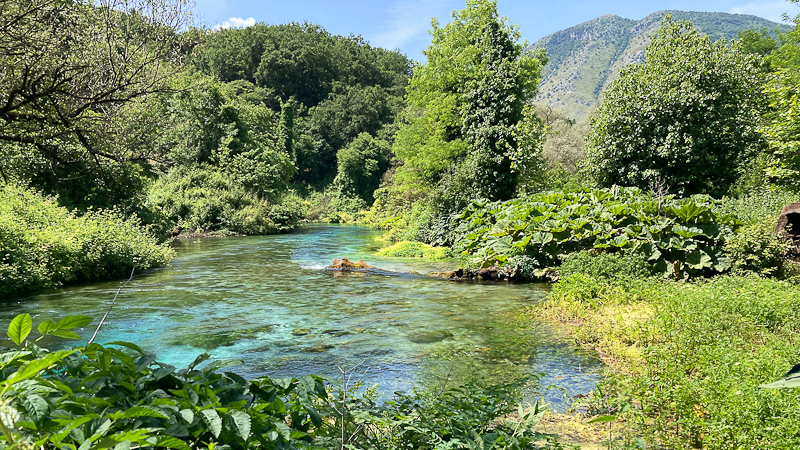 auf dem Weg zur Karstquelle