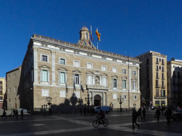 Barcelona Regierungsgeb&auml;ude Palau de la Generalitat