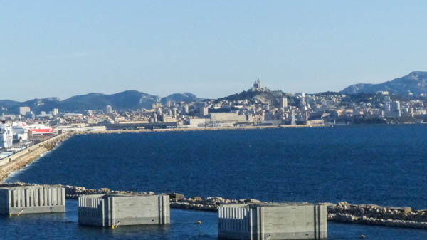 Marseille Blick vom Schiff