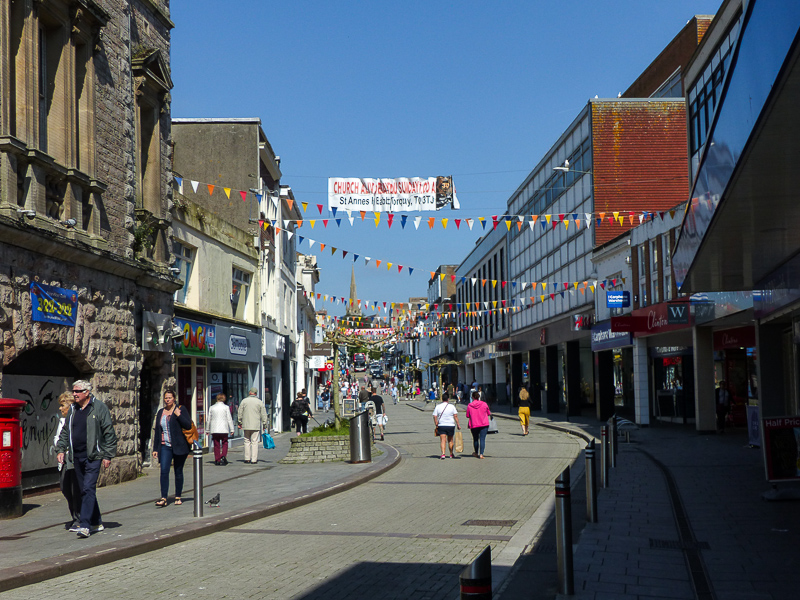 Einkaufsstra&szlig;e Torquay