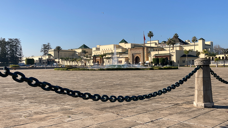 Paradeplatz mit K&ouml;nigspalast Rabat