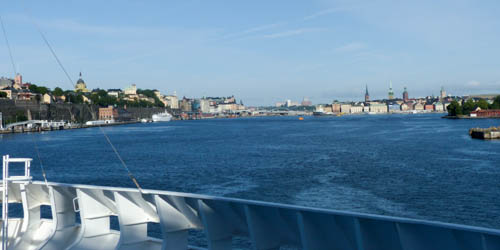 Anfahrt zum Liegeplatz