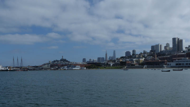 San Francisco Blick von Fisherman�s Warf